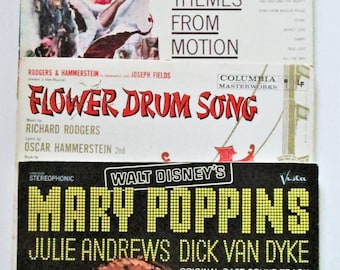 Lot of 28 33 RPM 12" Record Albums for Crafting, Vintage Eclectic LPs from Old Time Dance Favorites & Broadway Shows to Irish Traditional