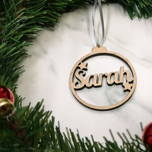 Personalised Christmas Decoration Baubles image 5