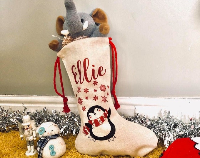 Featured listing image: Personalised Children's Christmas Stocking