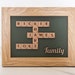 Personalised Letter Tile Family Frame , Gift for Her Gift for Him ...
