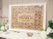 Oak Wedding Jigsaw Puzzle Guestbook Wooden, Alternative Wedding Guest Book 