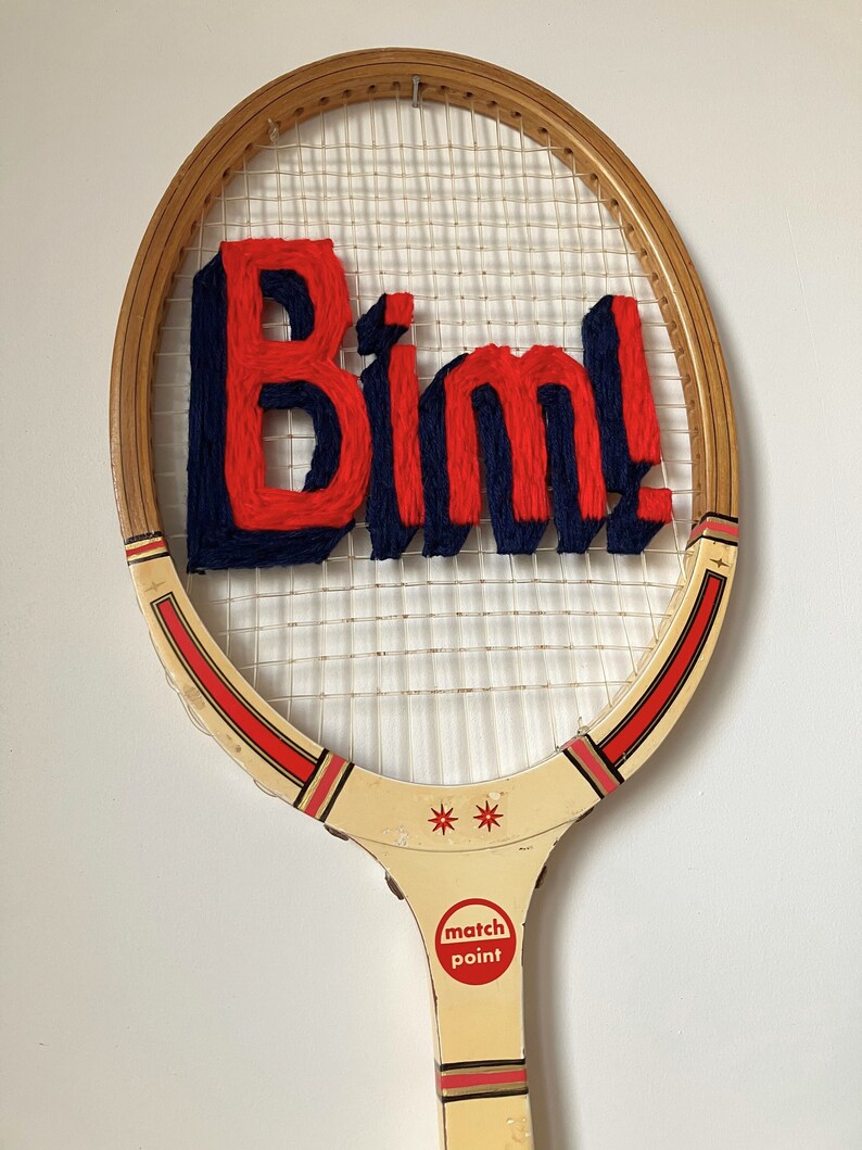 Rare Raquette De Tennis Ancienne Gauthier France 1890 - SFC Avec Housse