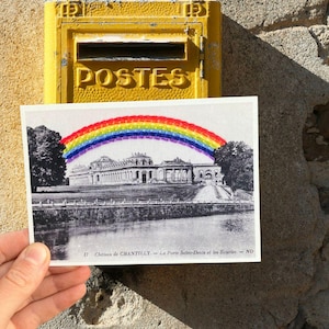 Carte postale Chantilly - Arc en ciel