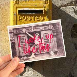 Carte postale Bretagne - I woke up like this