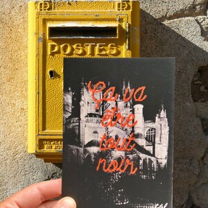 Carte postale Senlis - Ça va être tout noir