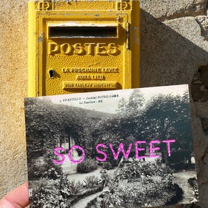 Carte postale Chantilly - So sweet (rose)