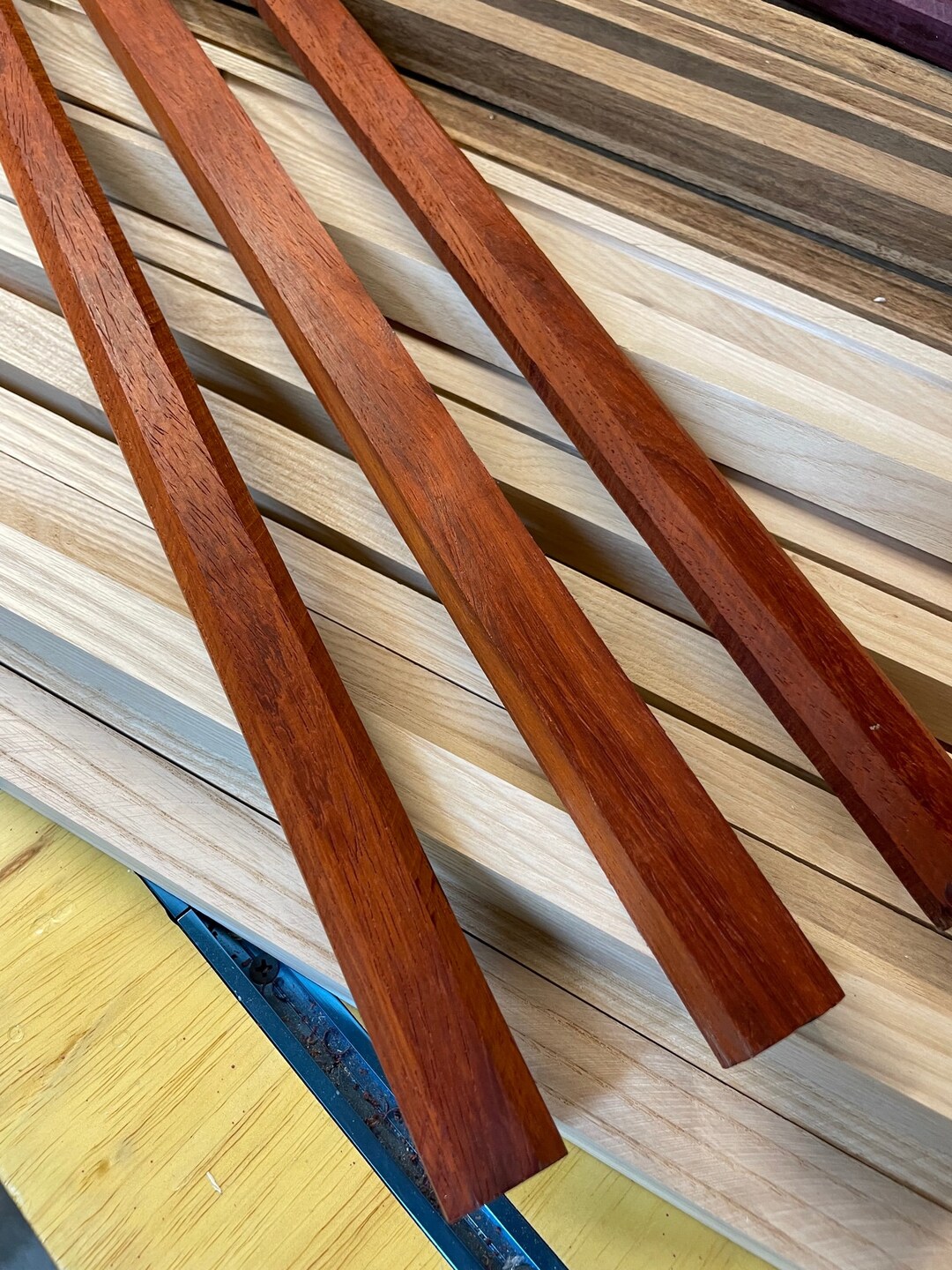 Red Padauk Wood Lacrosse Stick Custom Engraved Etsy