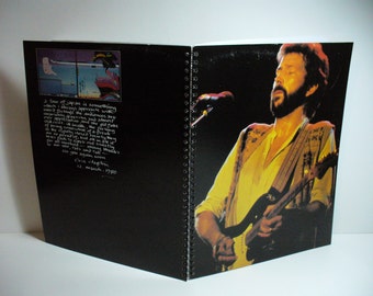 Eric Clapton Just One Night record sleeve notebook