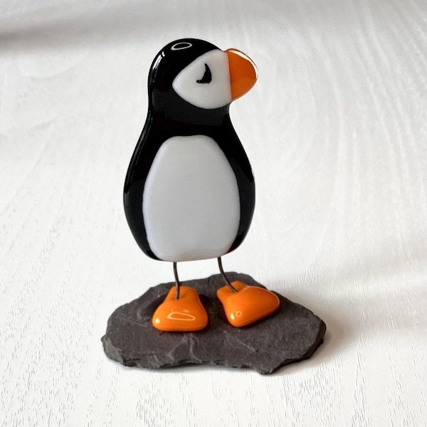 Glas Vogel Ornament, Home Decor, Fensterdekoration, Geschenk fuer Vogelfreund zu Ostern, Muttertag, Geburtstag