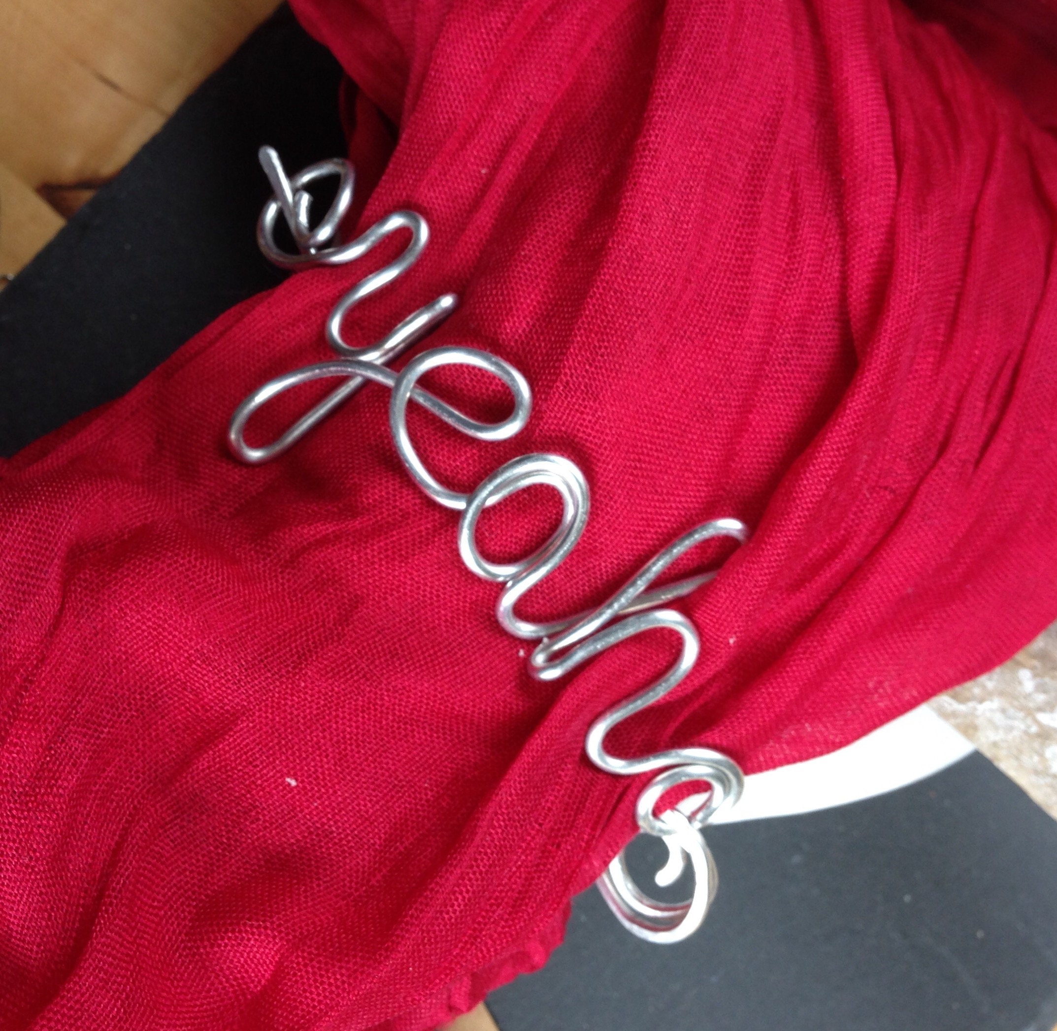 Custom Word Pin Name Jewelry Personalized Gift Shawl Pin Etsy UK