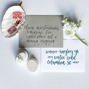Brush Envelope Calligraphy Addressing