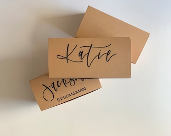 Custom Kraft Gift Box | Personalized gift box | Groomsman Gift box | Wedding Welcome box | Bridesmaid Gift box | Calligraphy Gift box