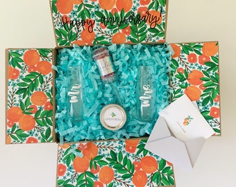 Couples Gift Box | Engagement Gift Box | Anniversary Gift Box | Gift for Couples | Couples Care Package Gift Box