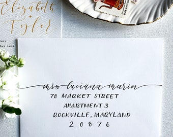 Modern Calligraphy Envelope Addressing
