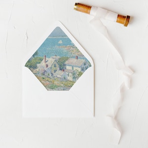 Fine Art Watercolor Lined Envelopes