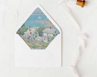 Fine Art Watercolor Lined Envelopes