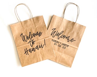 Personalized Kraft Gift Bags
