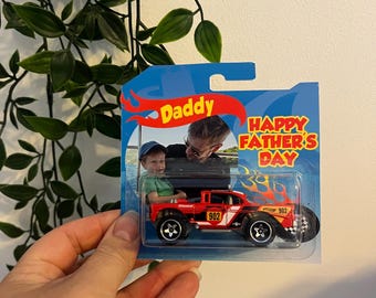 Personalised H wheels car. Birthday Gift, Car Gift, Father’s Day gift