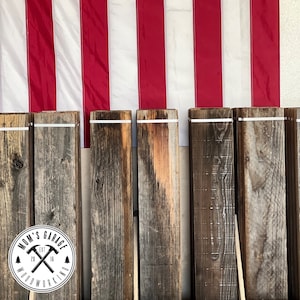 Reclaimed wood accent wall planks 25 sq ft