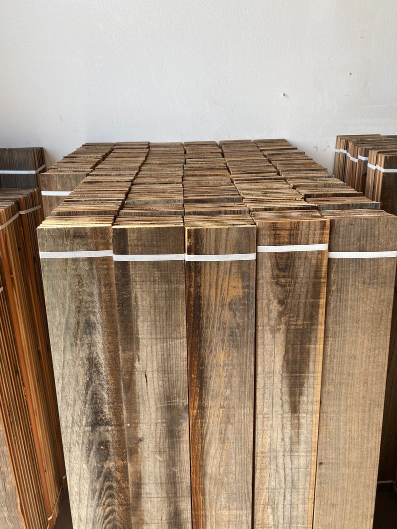 RECLAIMED WOOD PANELS 25 Sq Ft Bundles Etsy UK