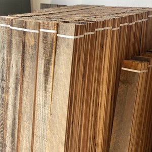 Reclaimed wood accent wall paneling