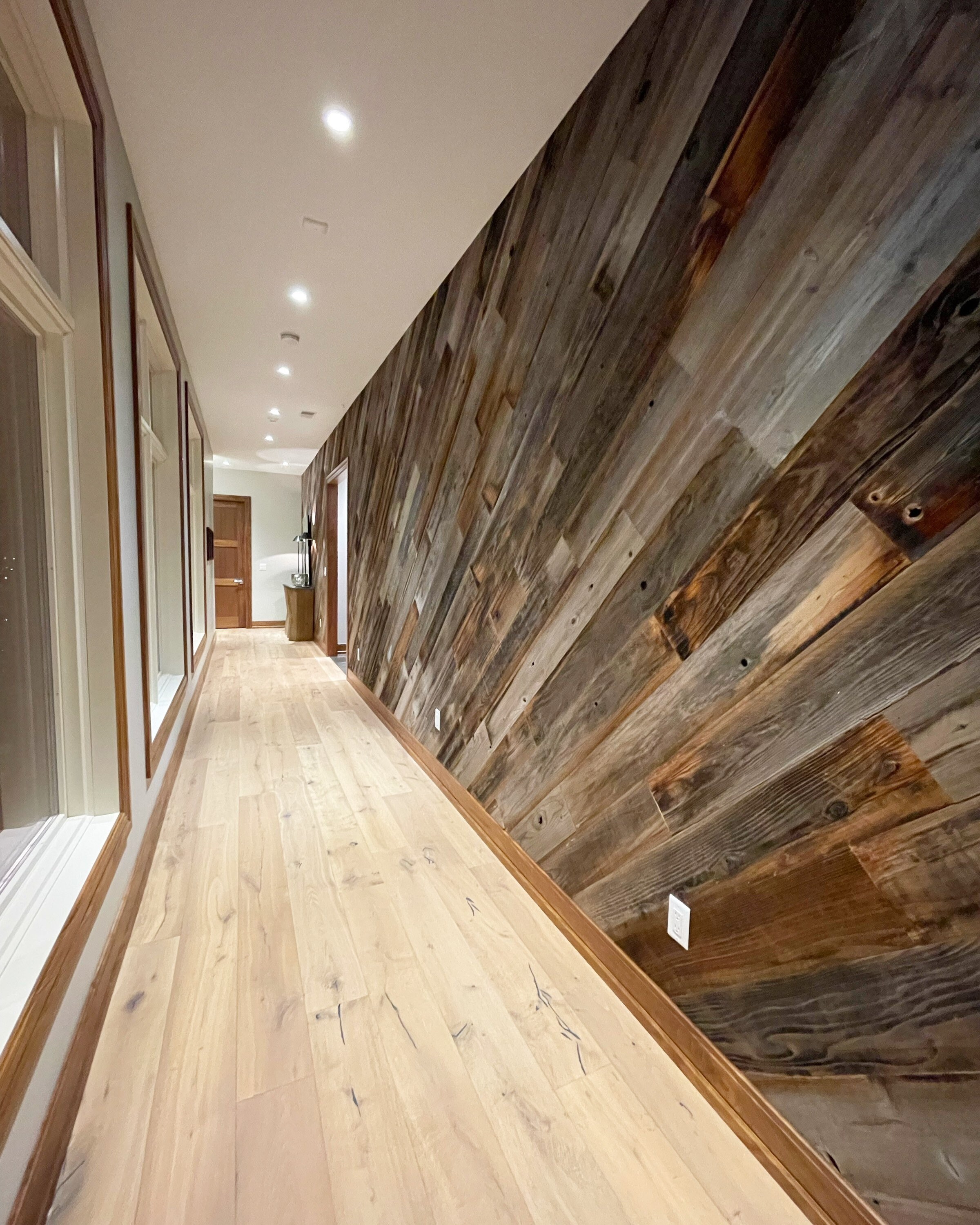 Reclaimed Wood Accent Wall Planks Etsy
