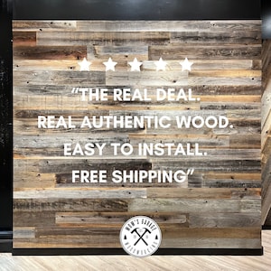 Reclaimed wood planks