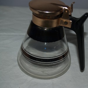 Vintage Glass Syrup Pitcher