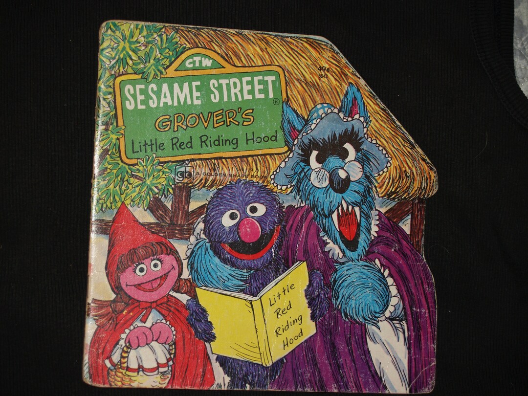 Sesame Street GROVER'S Little Red Riding Hood Children's Book - Etsy