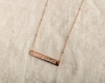 Grit Necklace - Etsy UK