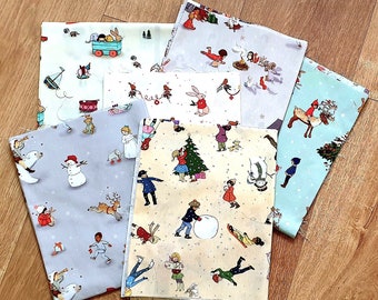 Organic cotton Christmas fabrics