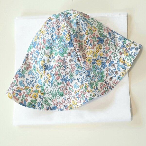 Kit couture d'un chapeau d'enfant, tissu Liberty