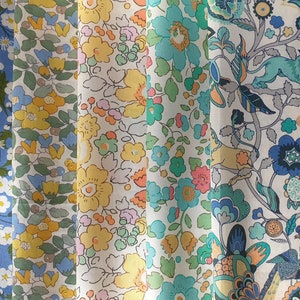 5 tkanin Liberty Tana Lawn 25x25cm - Rêverie