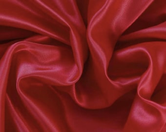 Satin fabric - 50cm (Red, Mauve, Pink, Blue)