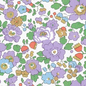 Tessuto Liberty Tana lawn BETSY Malva – 136x25cm