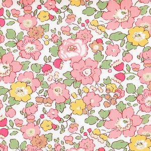 Tessuto Liberty Tana lawn BETSY Rosa scintillante – 136x25cm