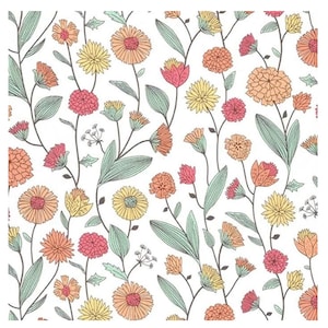 Tessuto Michael Miller Wildflower - 110x50cm (2 quarti di grasso)