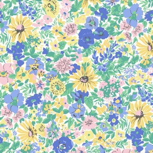 Liberty Fabrics, cotone per trapuntatura, Malvern Meadow - 110x50cm