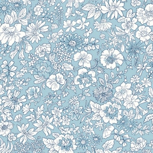 Tessuto Liberty - Emily Silhouette Flower - 110x50cm