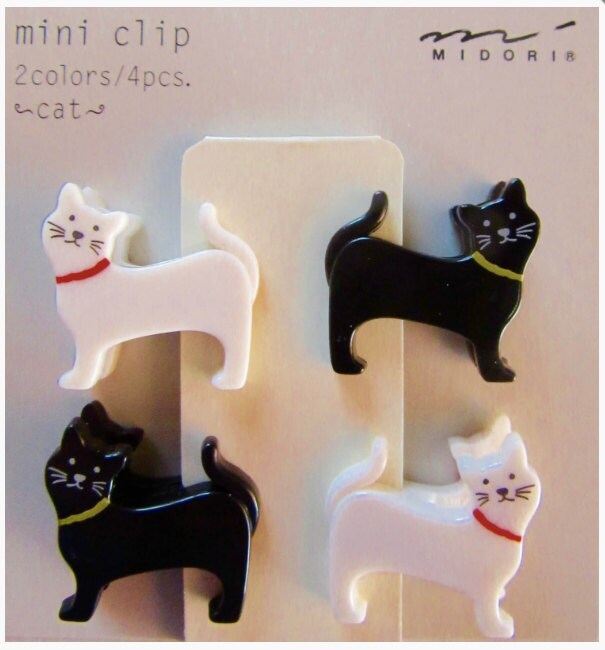 4 Mini Clips Chats - Midori