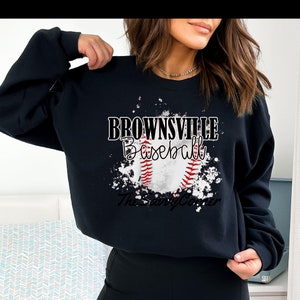 Brownsville Baseball / Distressed Baseball/ PNG/ Baseball