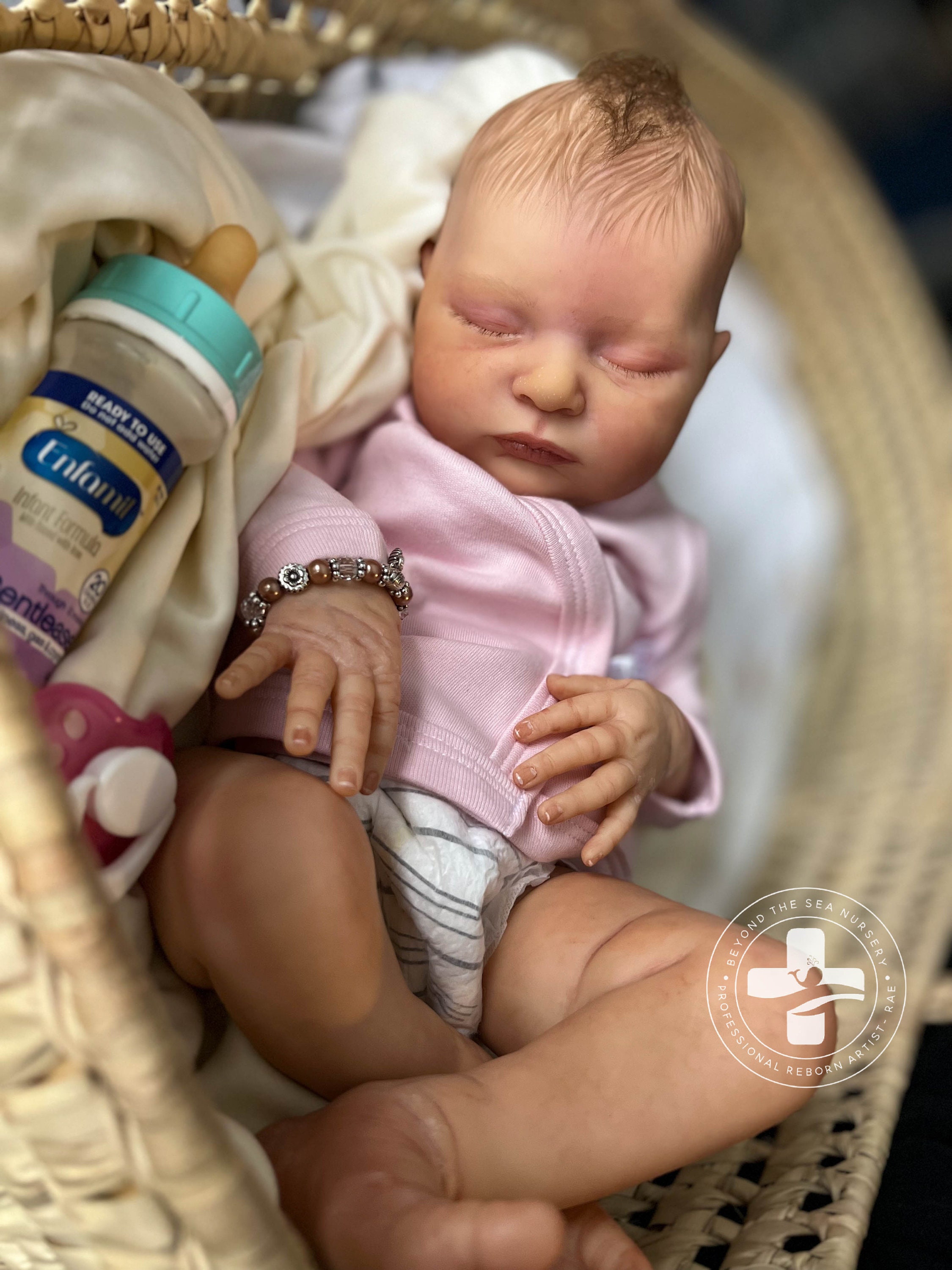 Custom Authentic Reborn Doll Laura by Bonnie Brown | Newborn