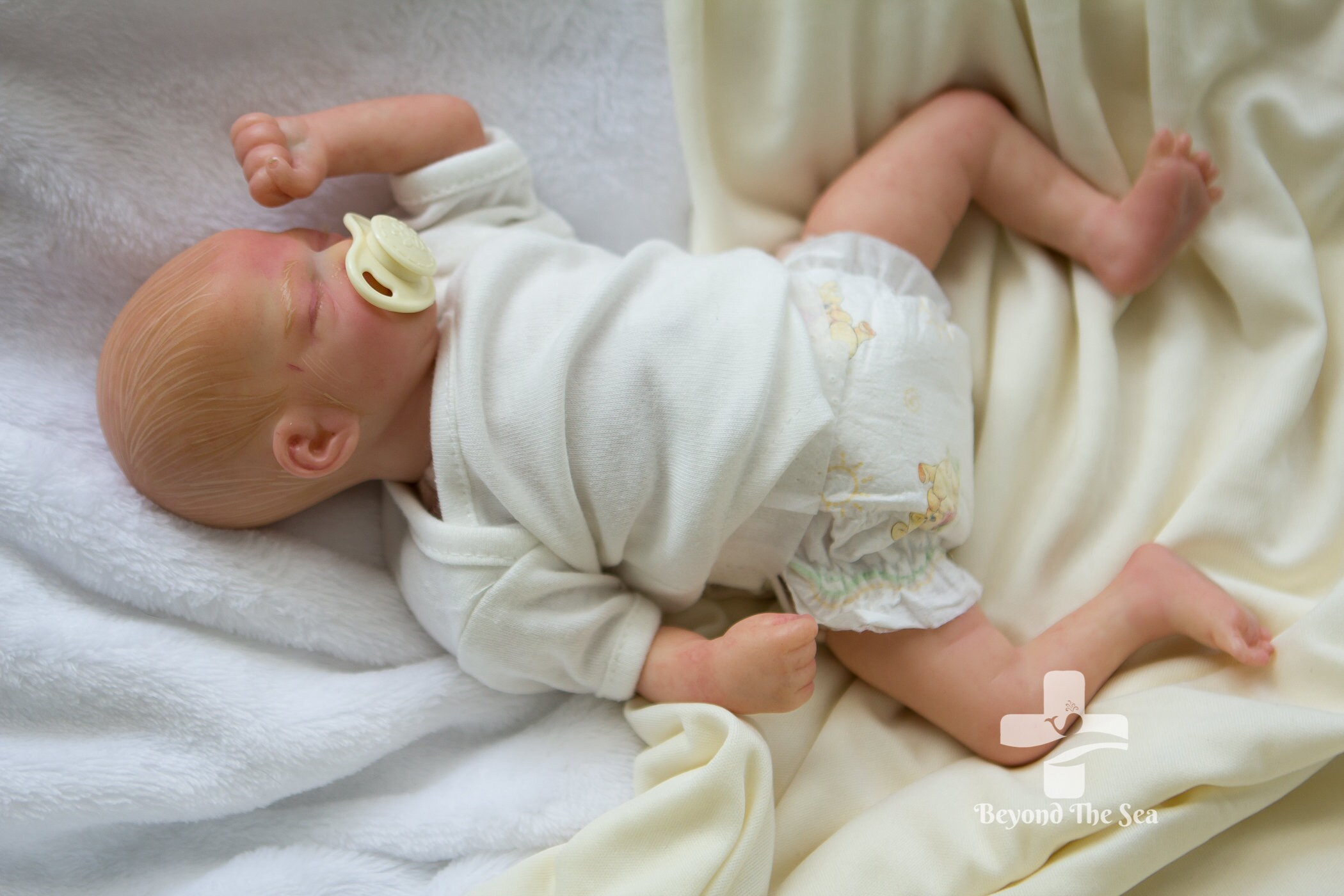 Crochet set fits a 10 ooak baby mini reborn doll like Lilly Loo by Marita Winters Art Dolls Art