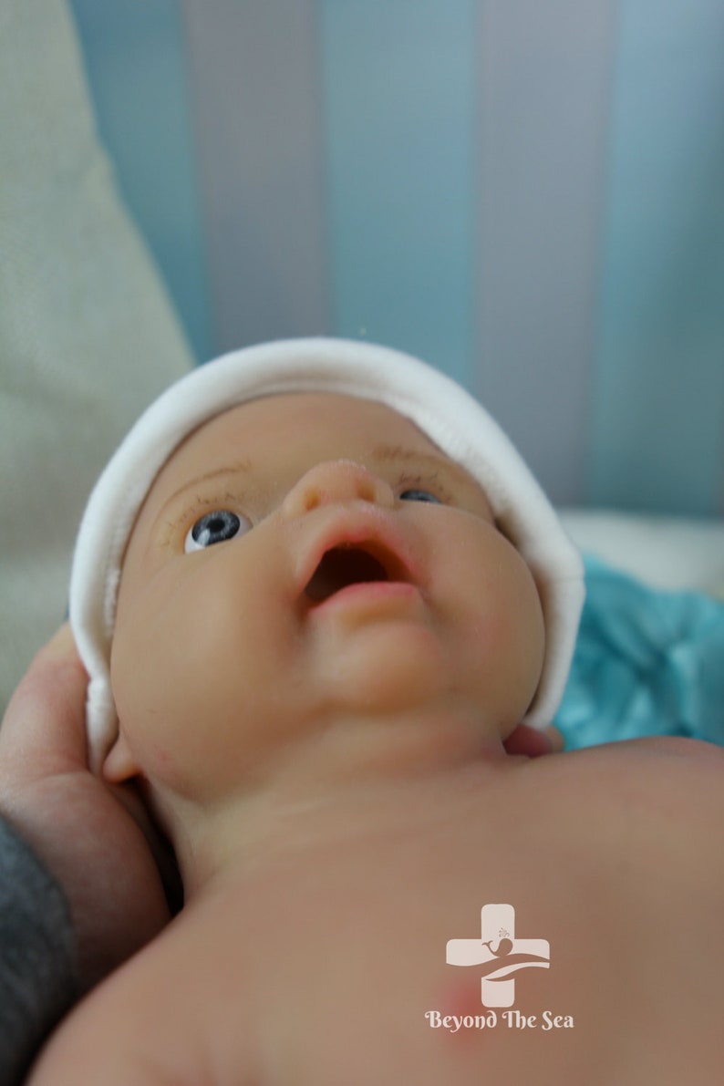 Full Body Silicone Heavy reborn open mouth baby Boy READY TO SHIP!