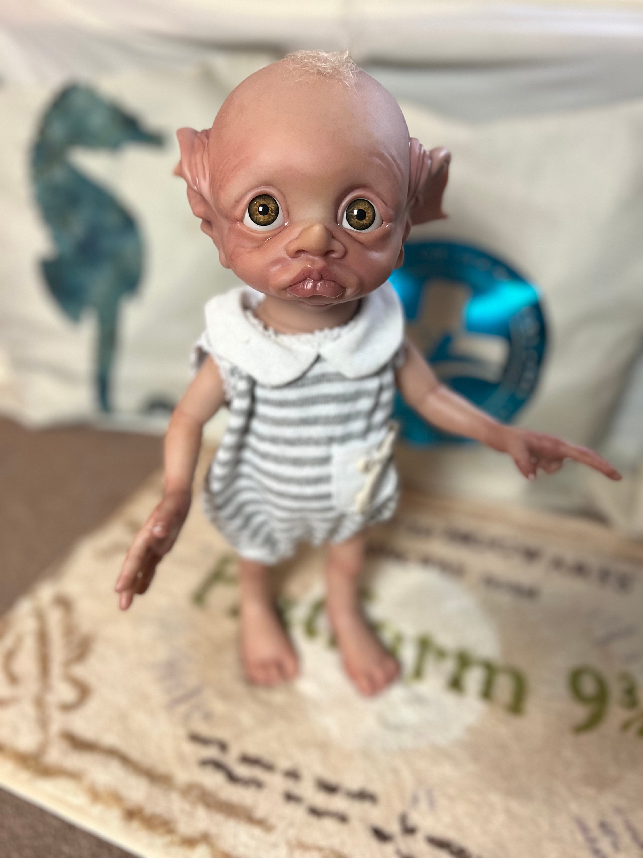 Reborn Baby Dobby harry Potter Inspired Toddler House Elf-tinky