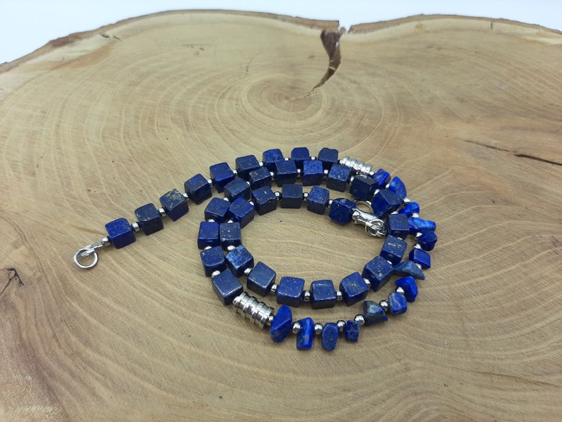 Collier/Kette kurz aus Lapis Lazuli Bild 9