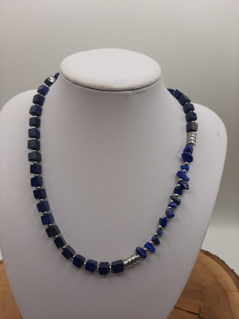 Collier/Kette kurz aus Lapis Lazuli Bild 7