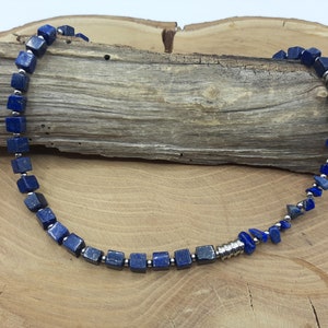 Collier/Kette kurz aus Lapis Lazuli Bild 4