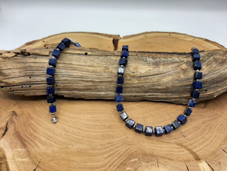 Collier/Kette kurz aus Lapis Lazuli Bild 6