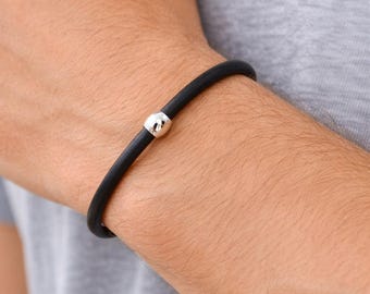 Armband Lederarmband schwarz und zart